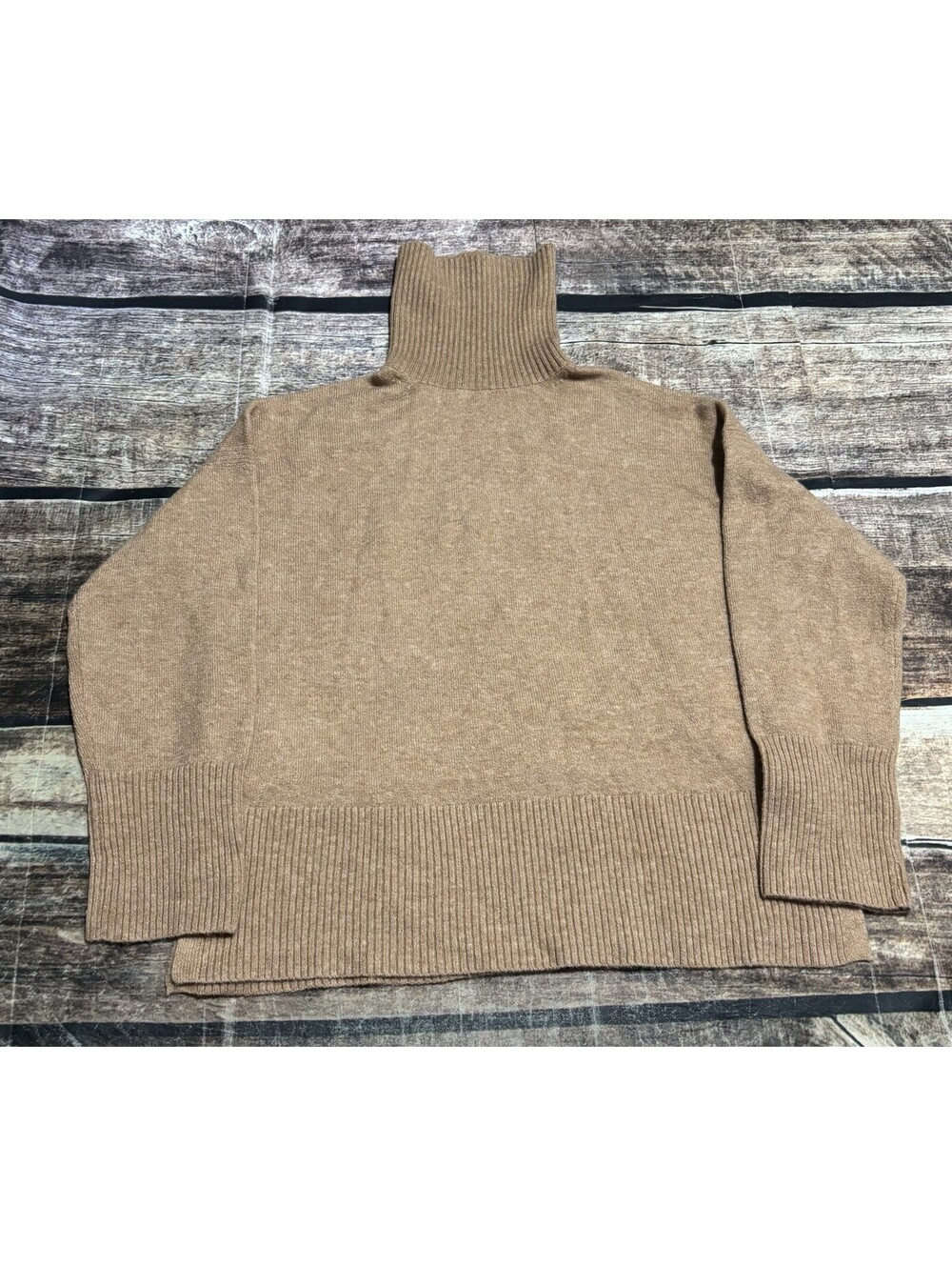 J Crew Sweater Womens XS Merino Wool Alpaca Turtleneck Stretch